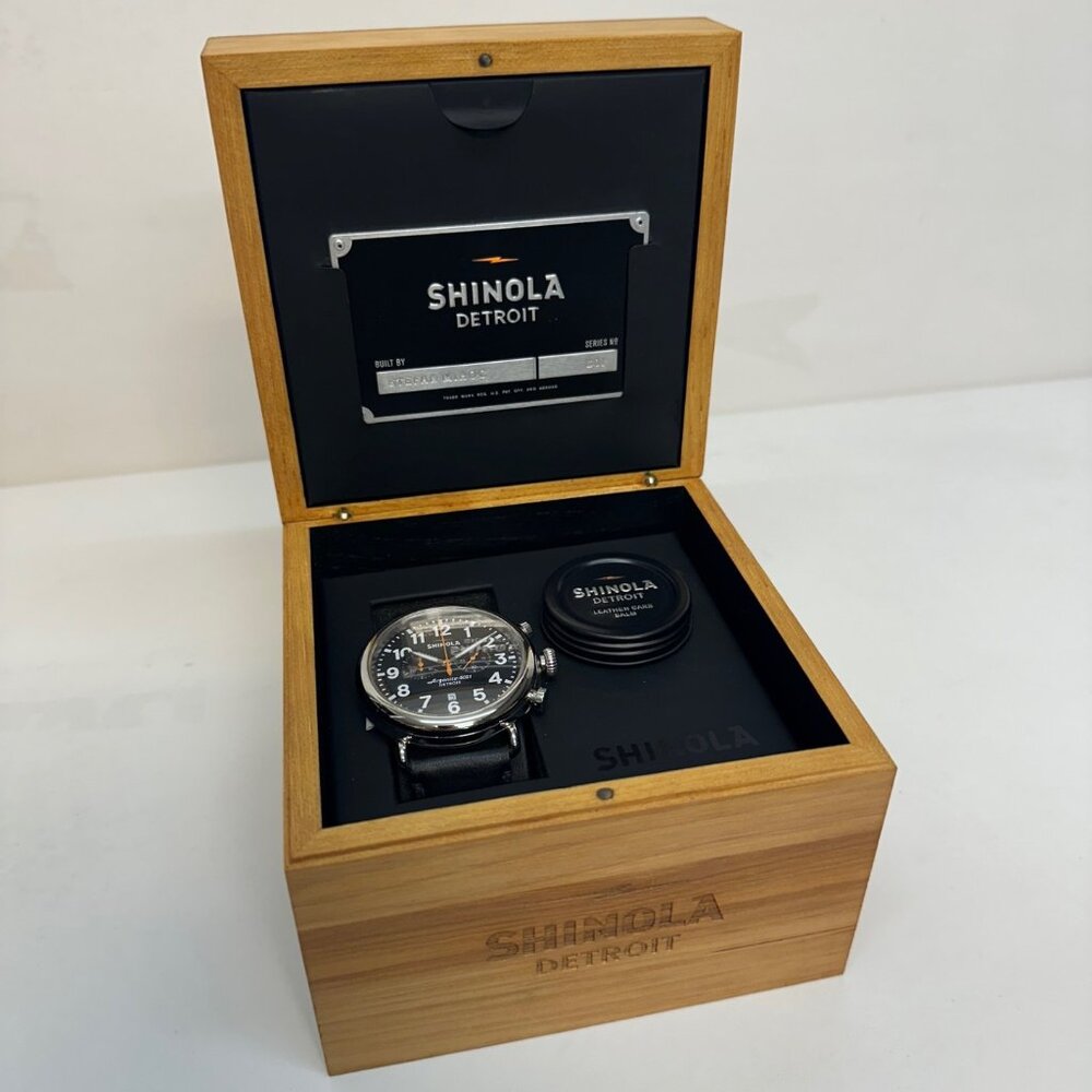 Shinola Detroit Argonite 5021 Runwell Chrono 47mm